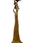 Bronze Issouf 55 cm vert n°6 