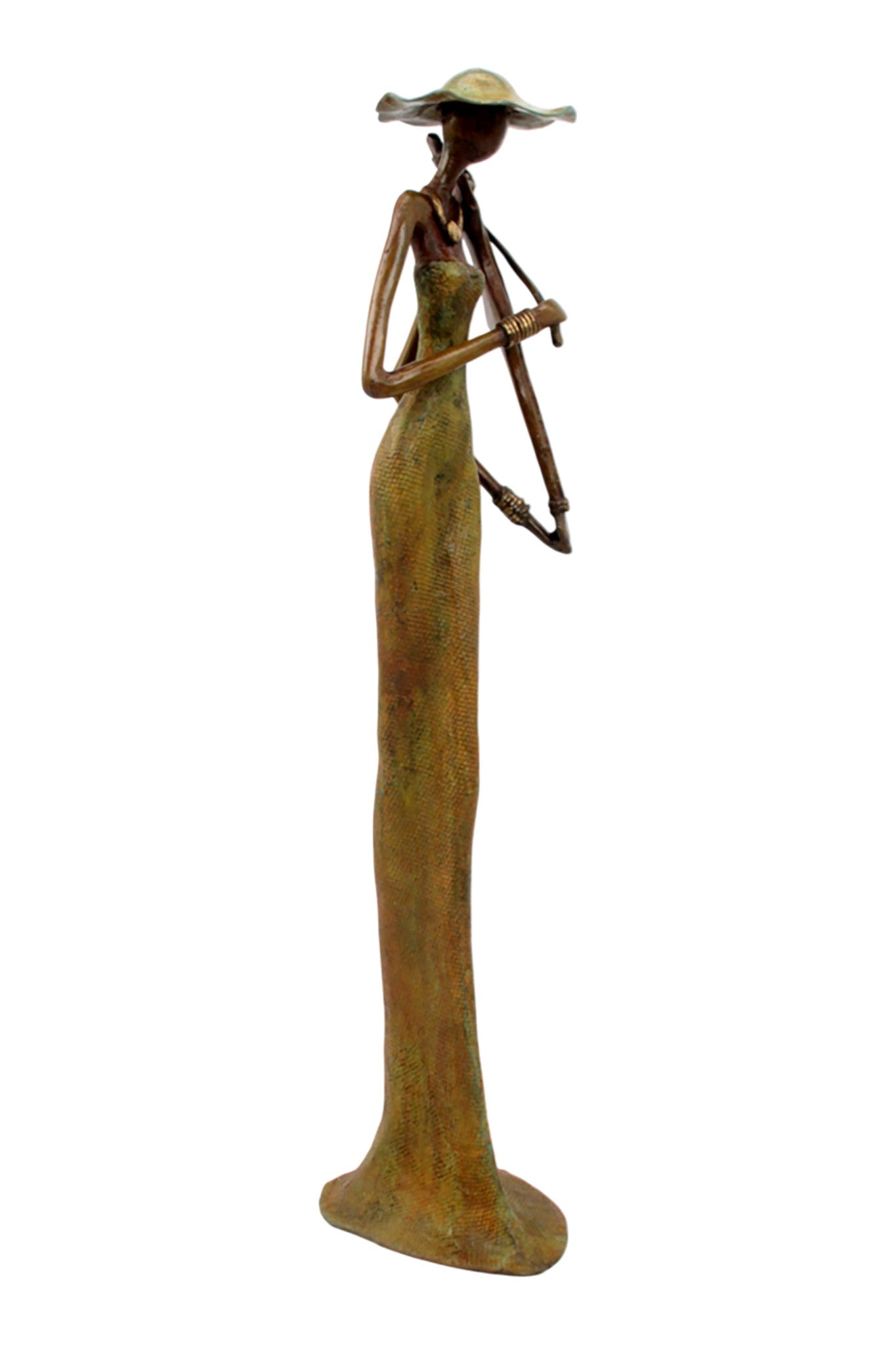 Bronze Issouf 55 cm vert n°6 