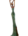 Bronze Issouf 55 cm vert n°7 
