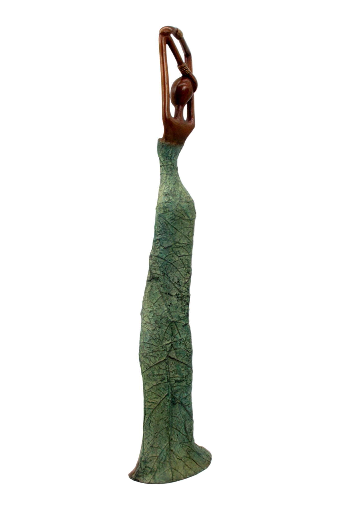 Bronze Issouf 55 cm vert n°7 