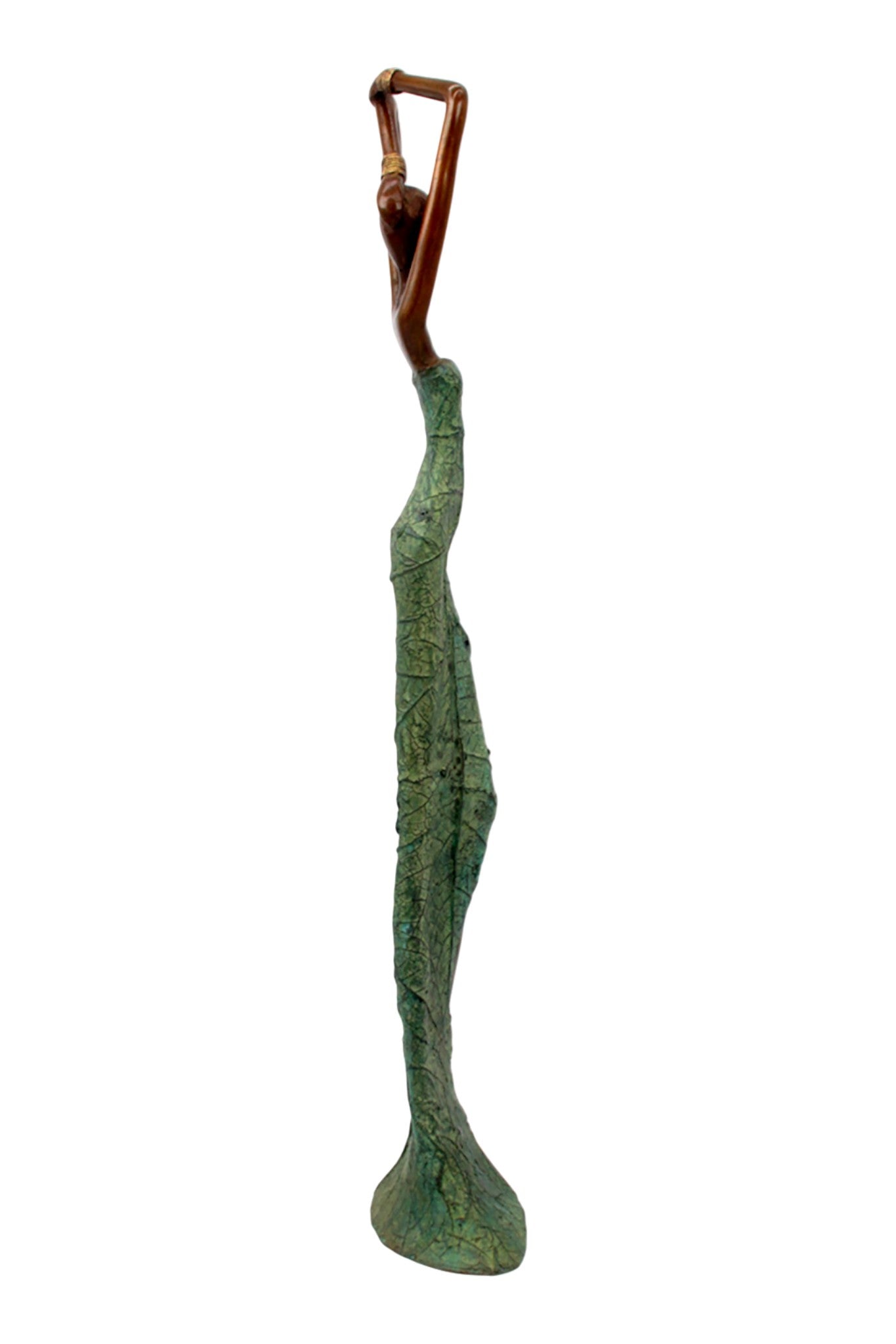 Bronze Issouf 55 cm vert n°7 
