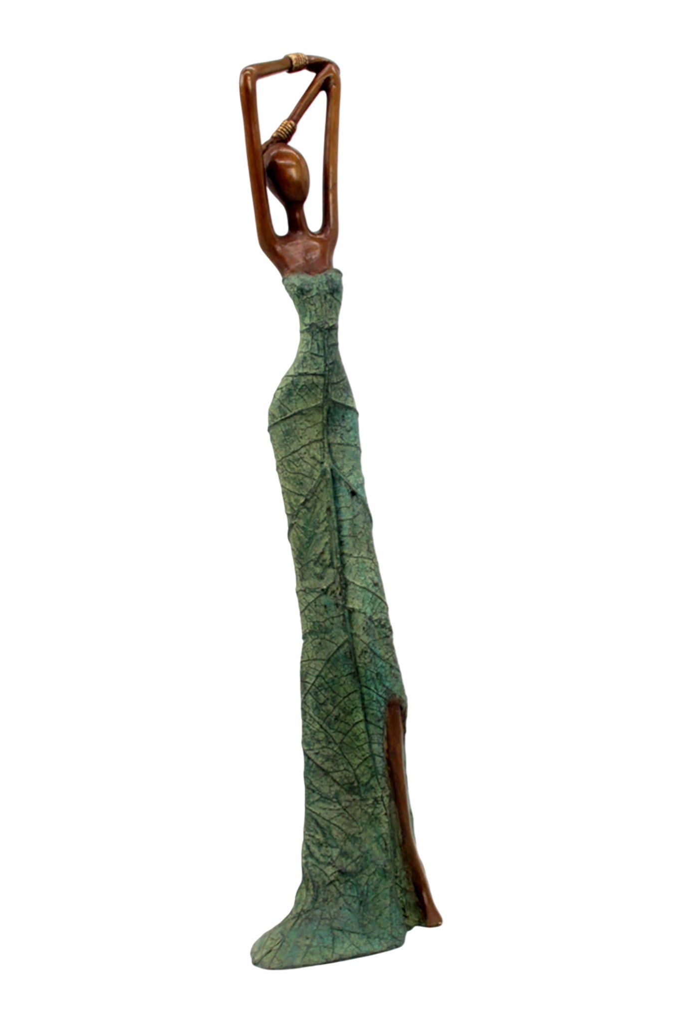 Bronze Issouf 55 cm vert n°7 