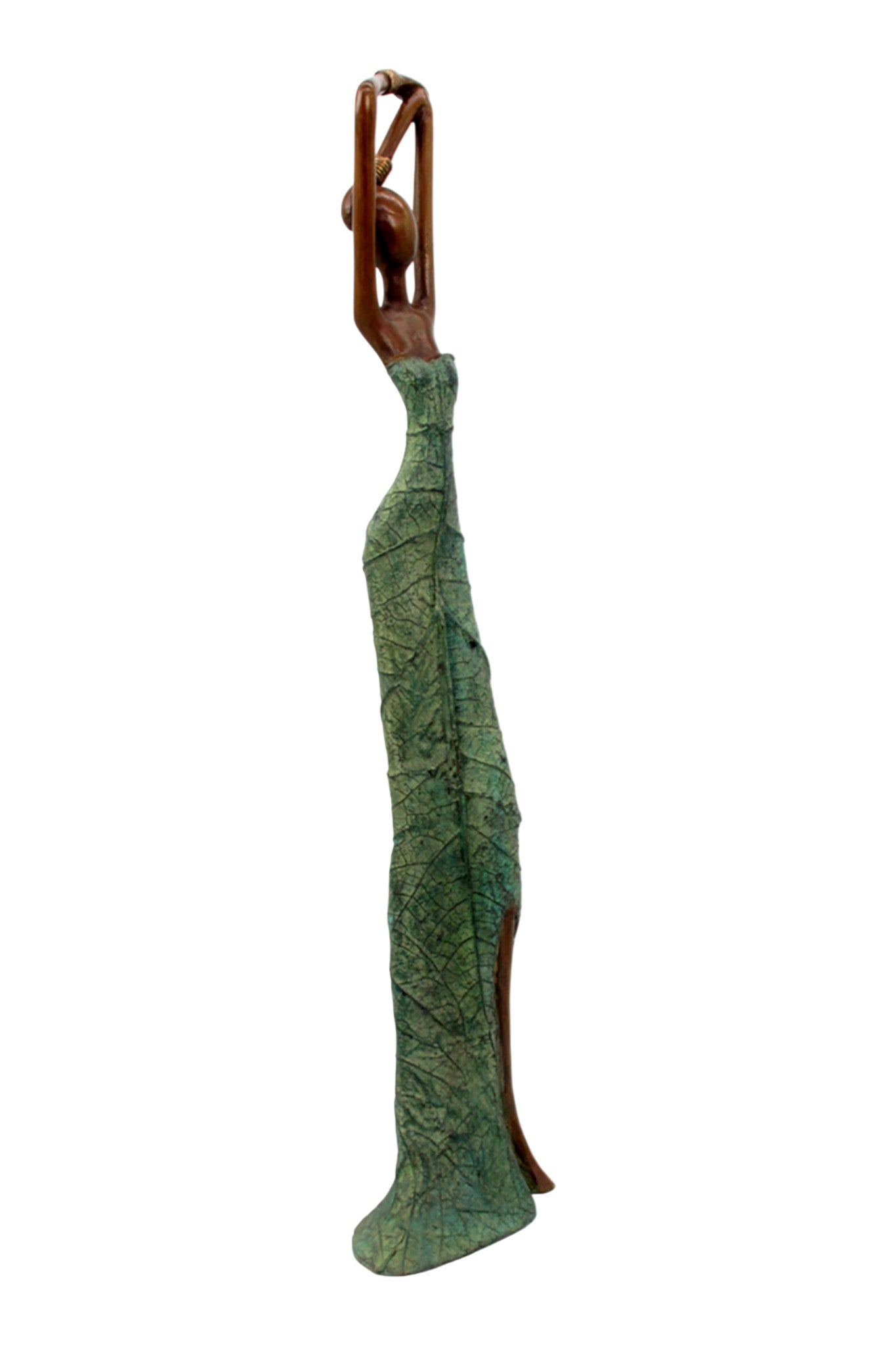 Bronze Issouf 55 cm vert n°7 