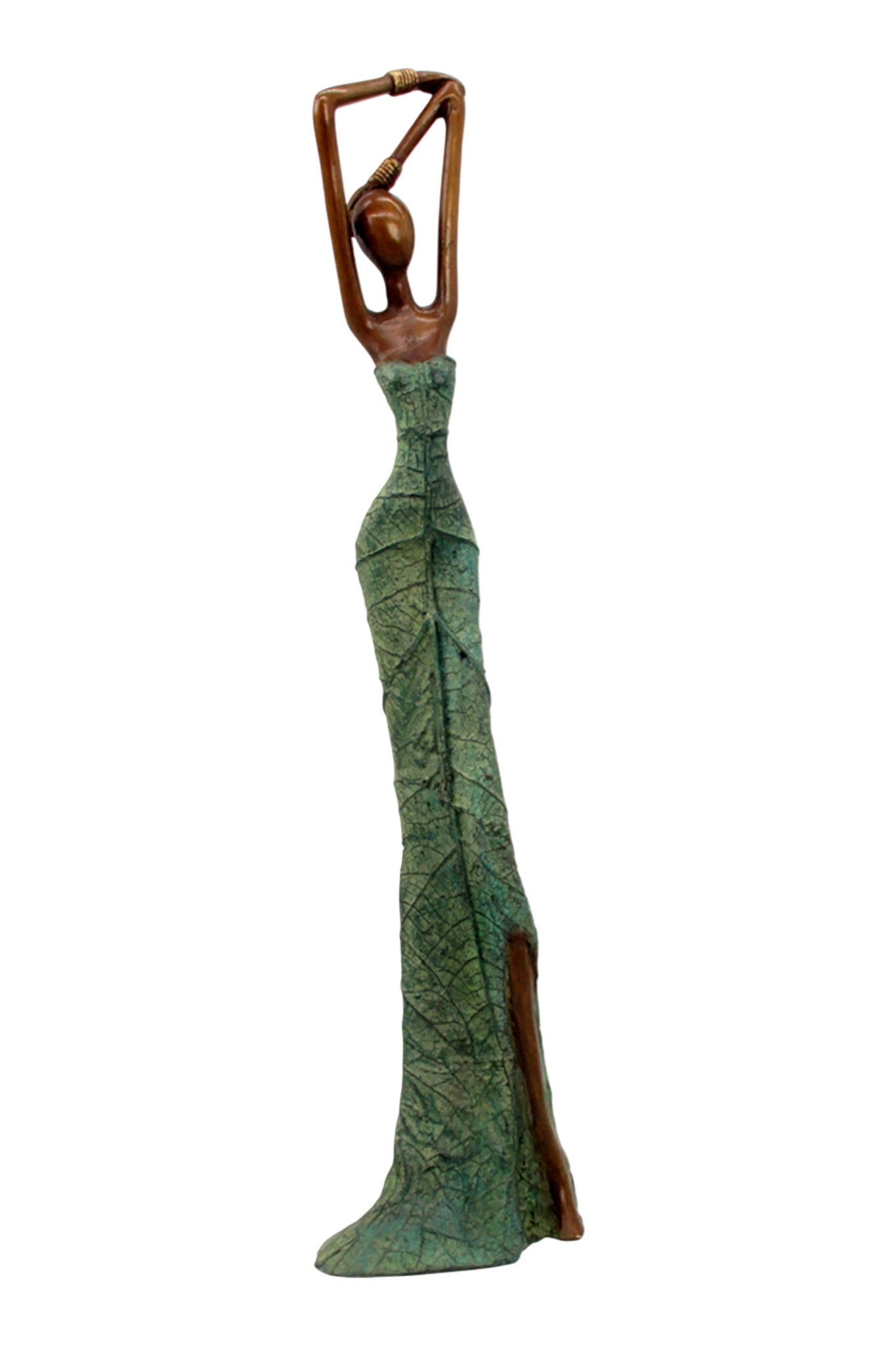Bronze Issouf 55 cm vert n°7 