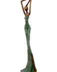 Bronze Issouf 55 cm vert n°7 
