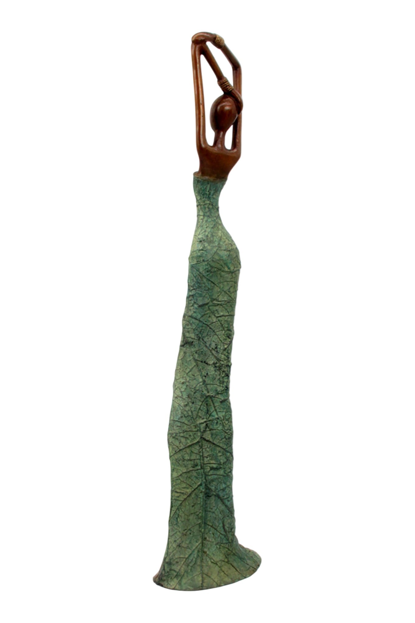 Bronze Issouf 55 cm vert n°7 