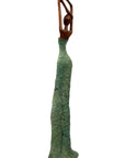 Bronze Issouf 55 cm vert n°7 