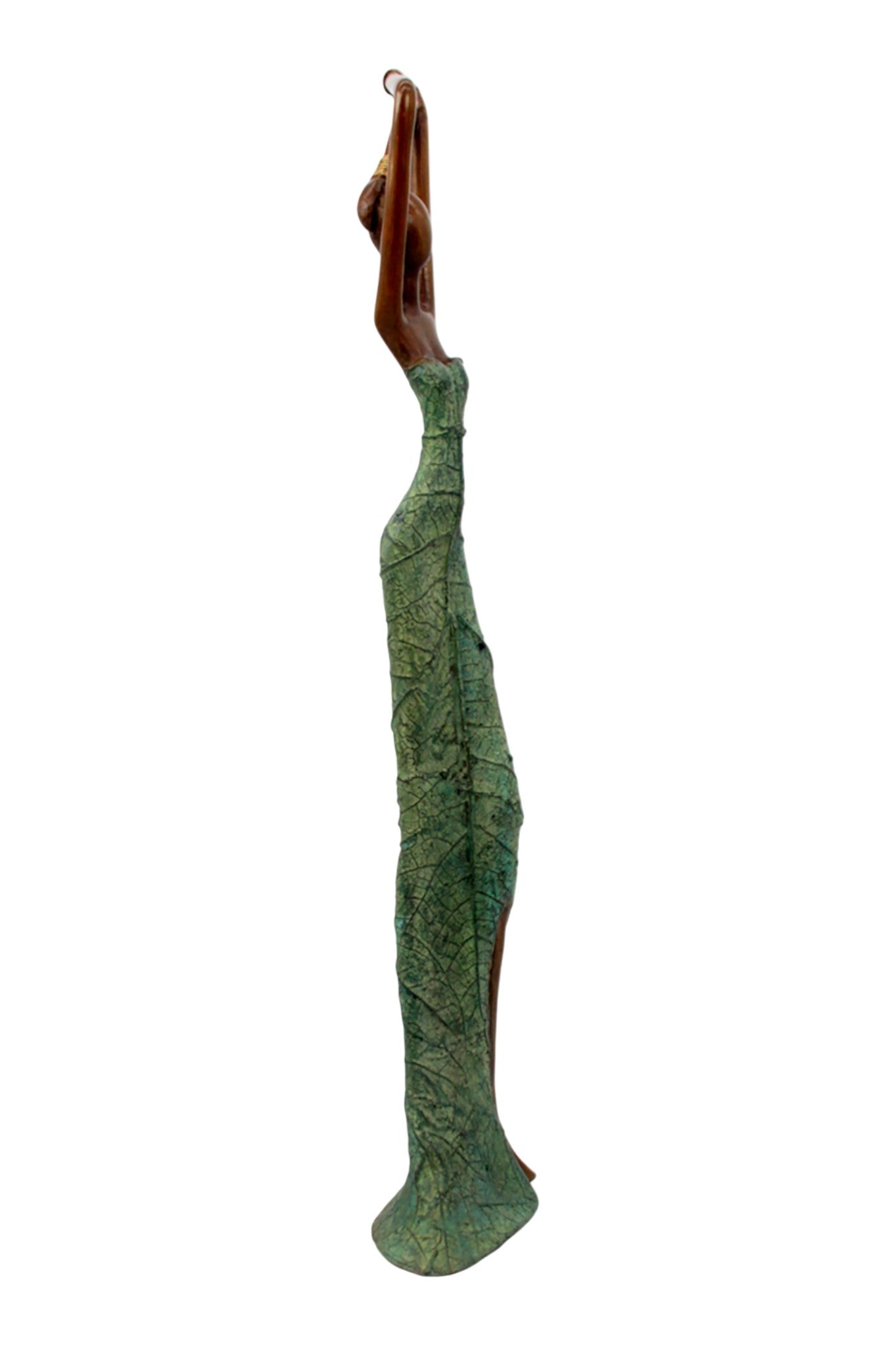 Bronze Issouf 55 cm vert n°7 