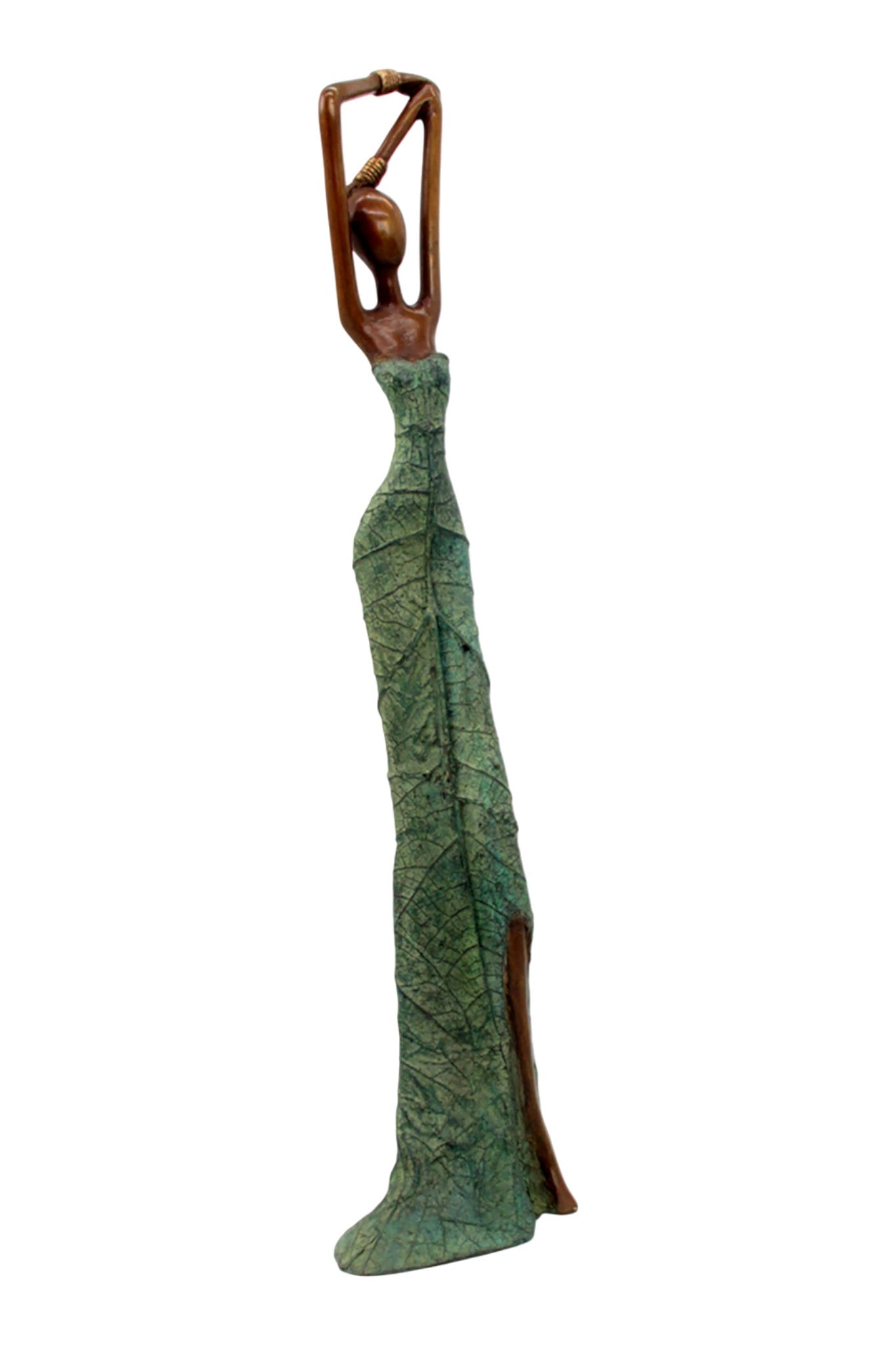 Bronze Issouf 55 cm vert n°7 