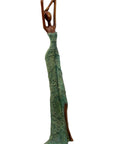 Bronze Issouf 55 cm vert n°7 