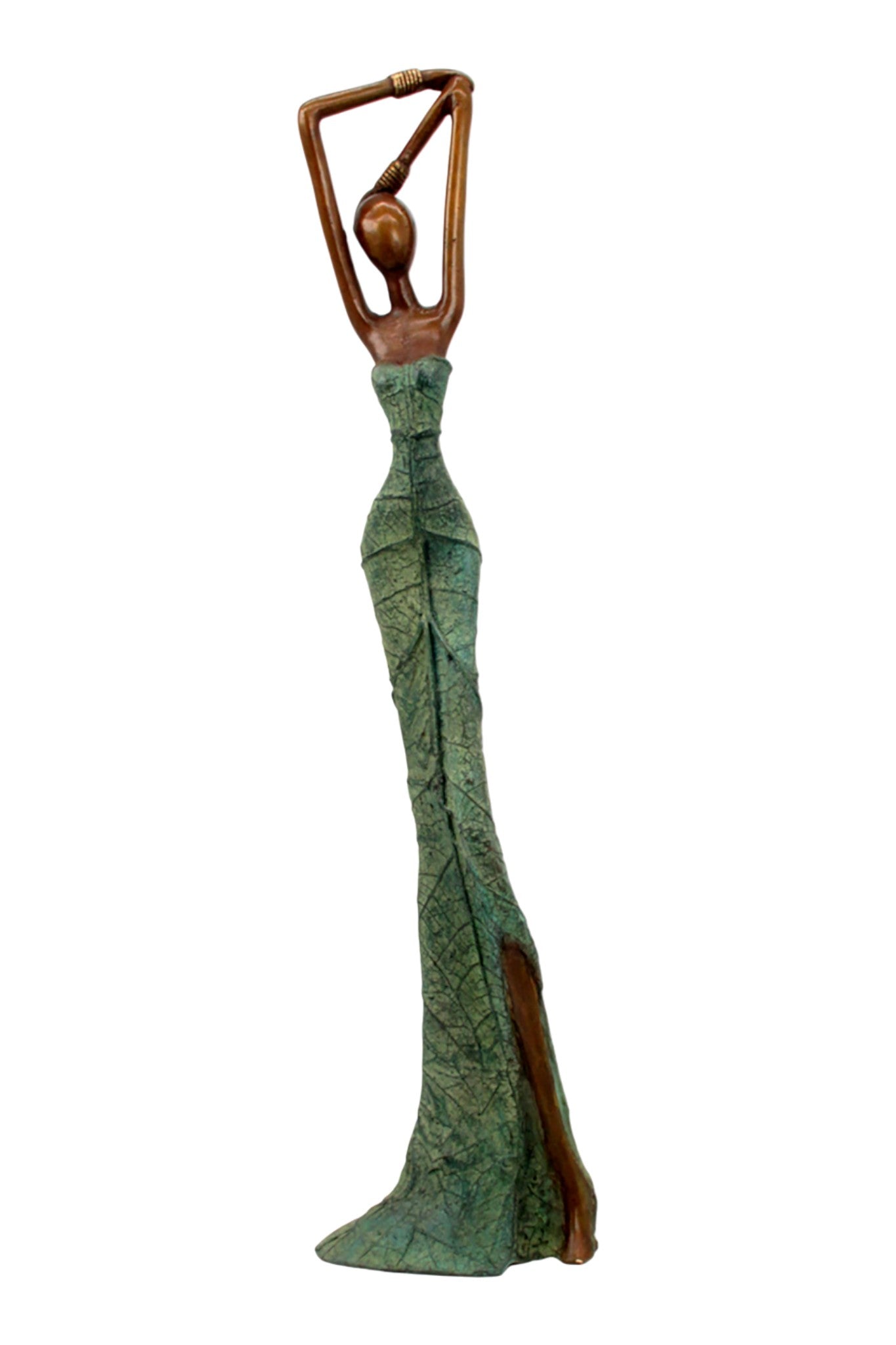 Bronze Issouf 55 cm vert n°7 