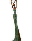 Bronze Issouf 55 cm vert n°7 