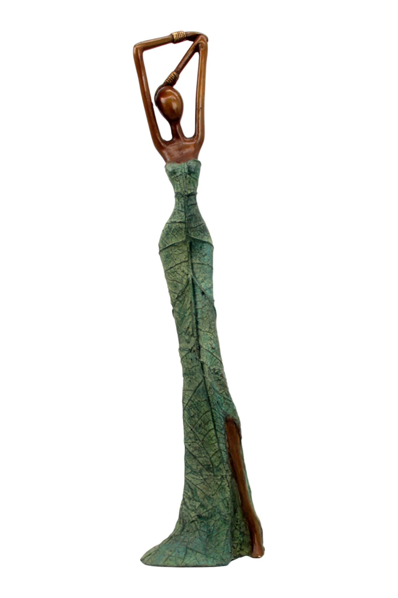 Bronze Issouf 55 cm vert n°7 