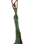 Bronze Issouf 55 cm vert n°7 
