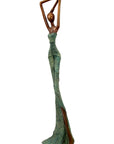 Bronze Issouf 55 cm vert n°7 