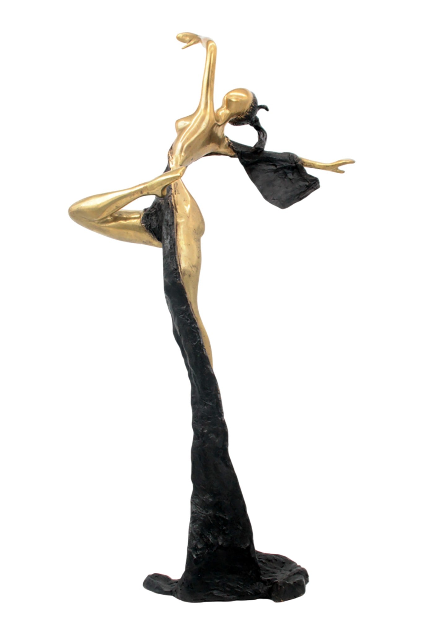Bronze Issouf danseuse 70 cm noir n°1 