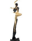 Bronze Issouf danseuse 70 cm noir n°1 