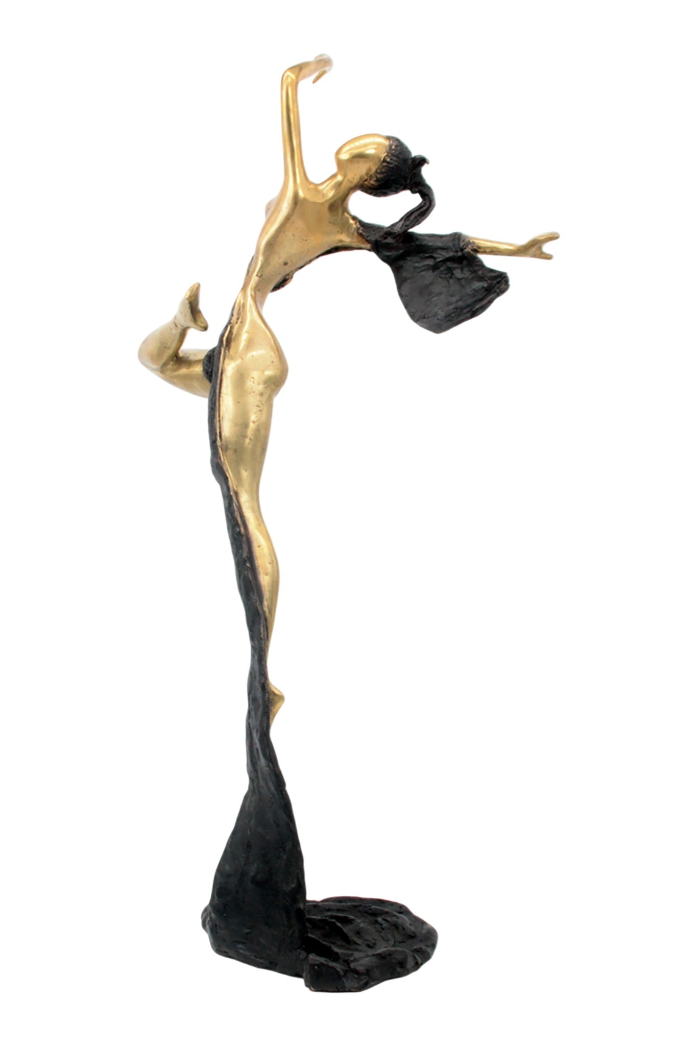 Bronze Issouf danseuse 70 cm noir n°1 