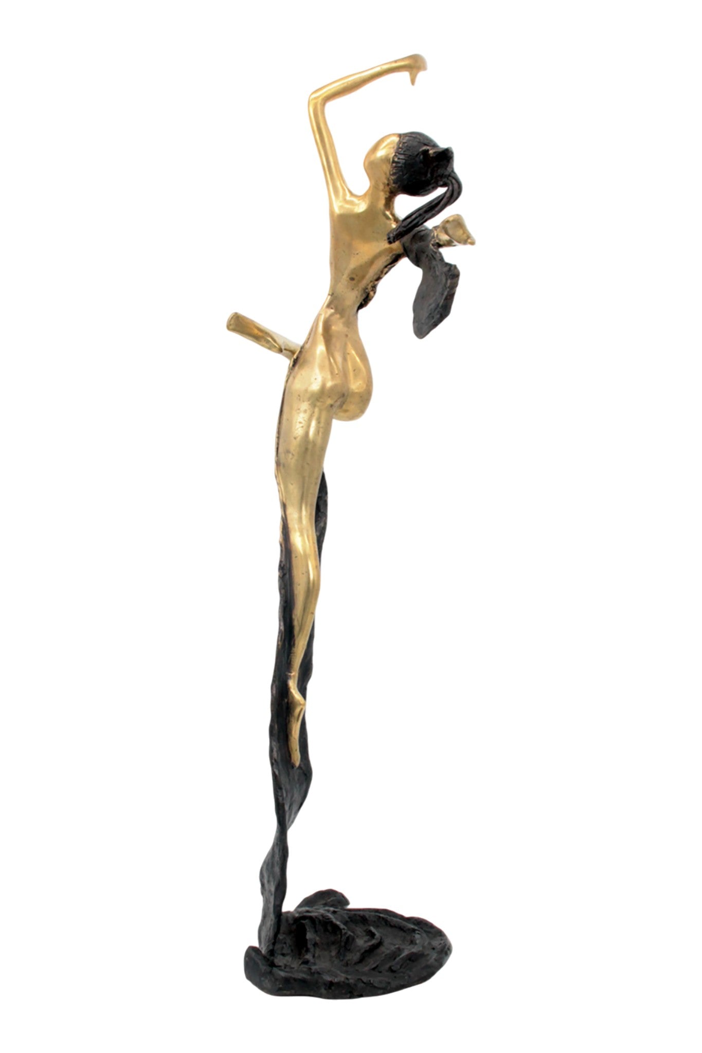Bronze Issouf danseuse 70 cm noir n°1 