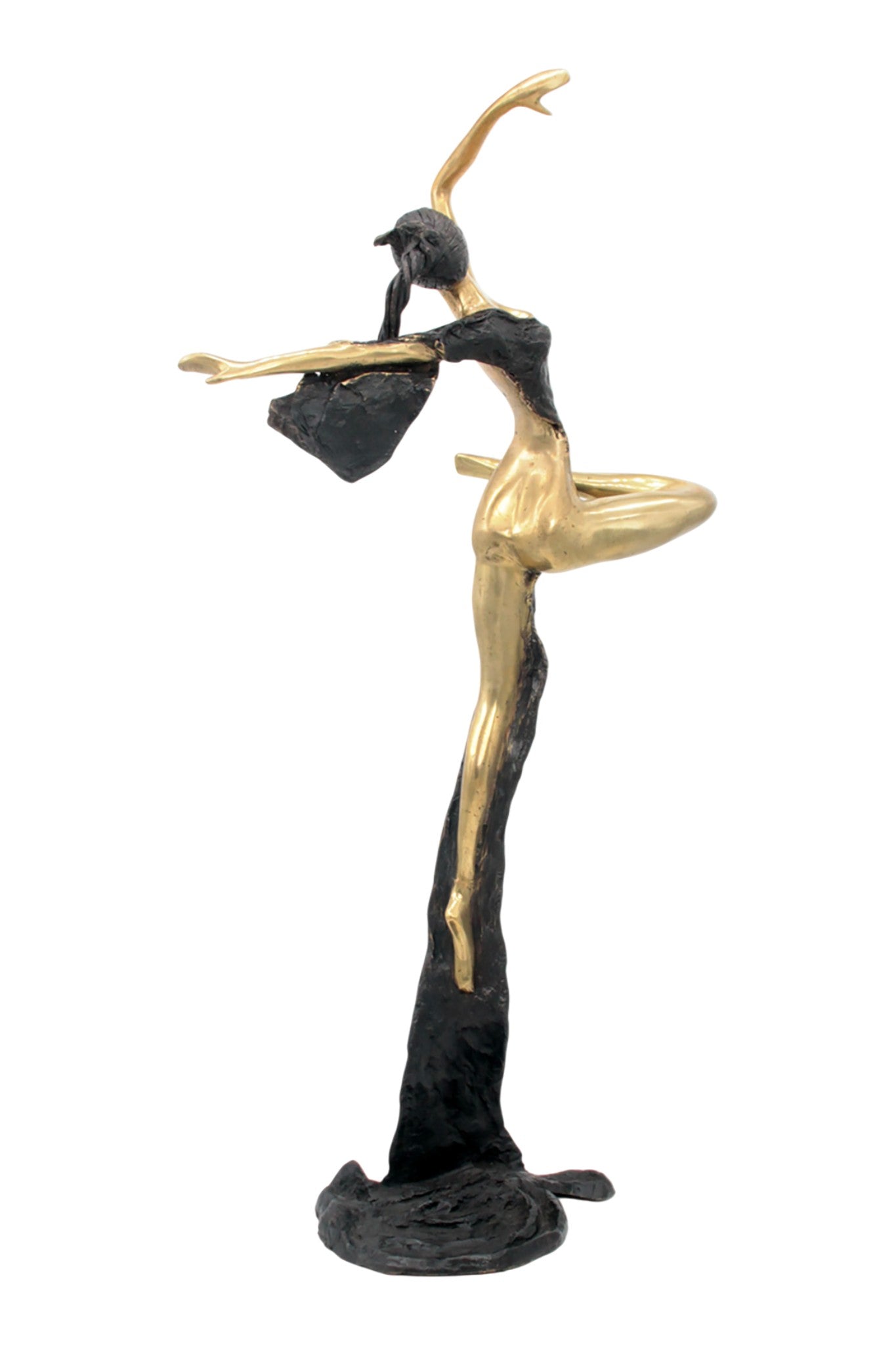 Bronze Issouf danseuse 70 cm noir n°1 