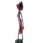 Bronze Issouf 70 cm rouge n°1 Bronzes d'Afrique