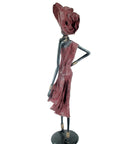 Bronze Issouf 70 cm rouge n°1 Bronzes d'Afrique