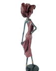 Bronze Issouf 70 cm rouge n°1 Bronzes d'Afrique