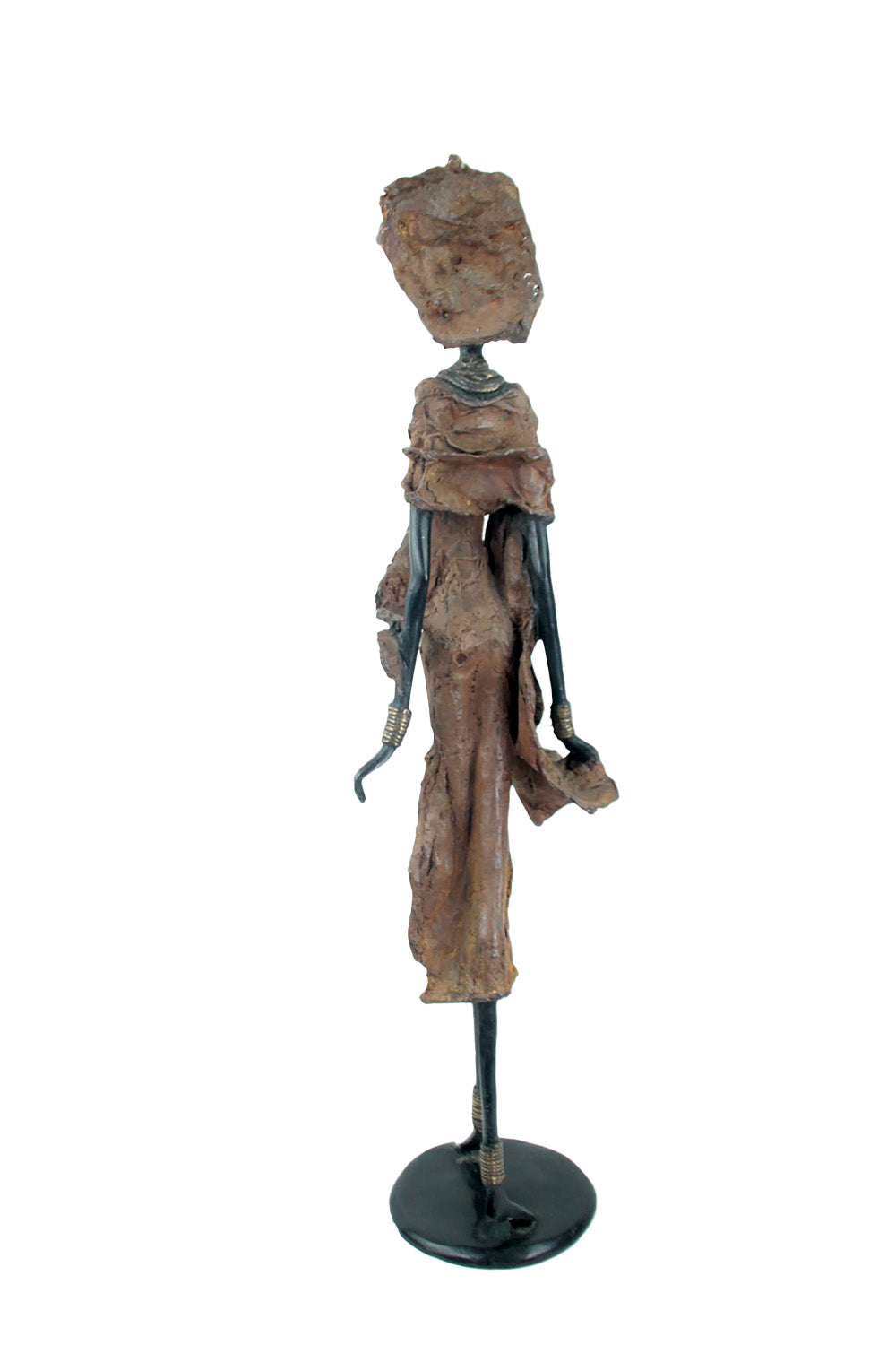Bronze Issouf 70 cm marron n°3 Bronzes d'Afrique