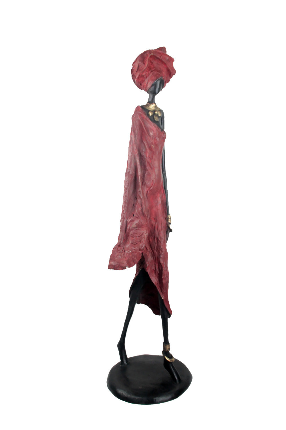Bronze Issouf 110 cm rouge n°2 Bronzes d'Afrique