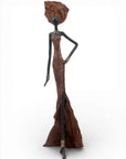 Bronze sans socle 55 cm marron n°1 