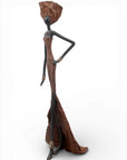 Bronze sans socle 55 cm marron n°1 