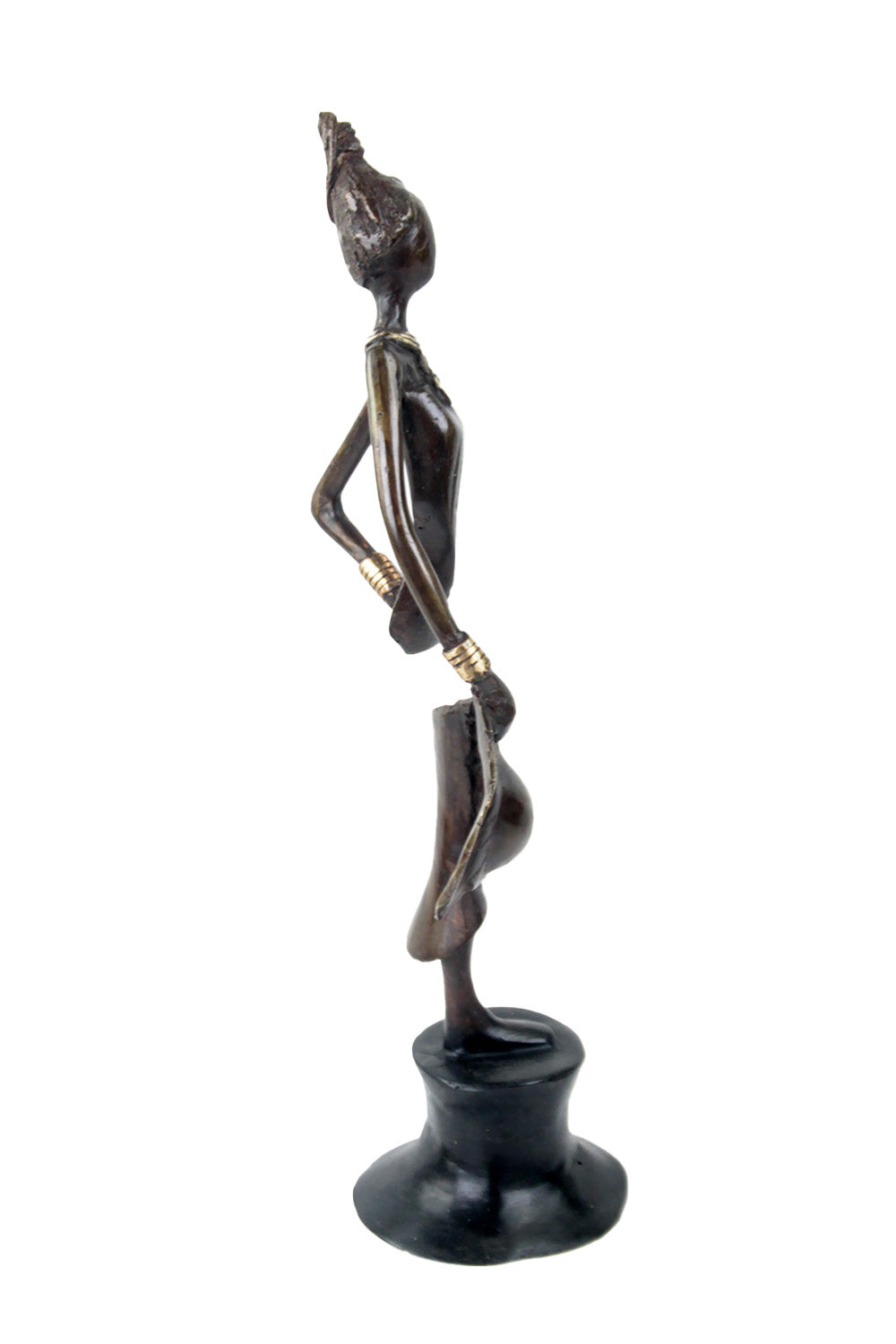 Bronze Catalano 30 cm marron n°9 Bronzes d'Afrique