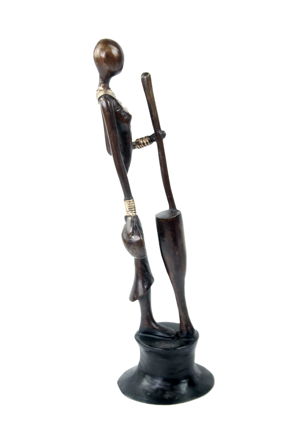 Bronze Catalano 30 cm marron n°11 Bronzes d'Afrique