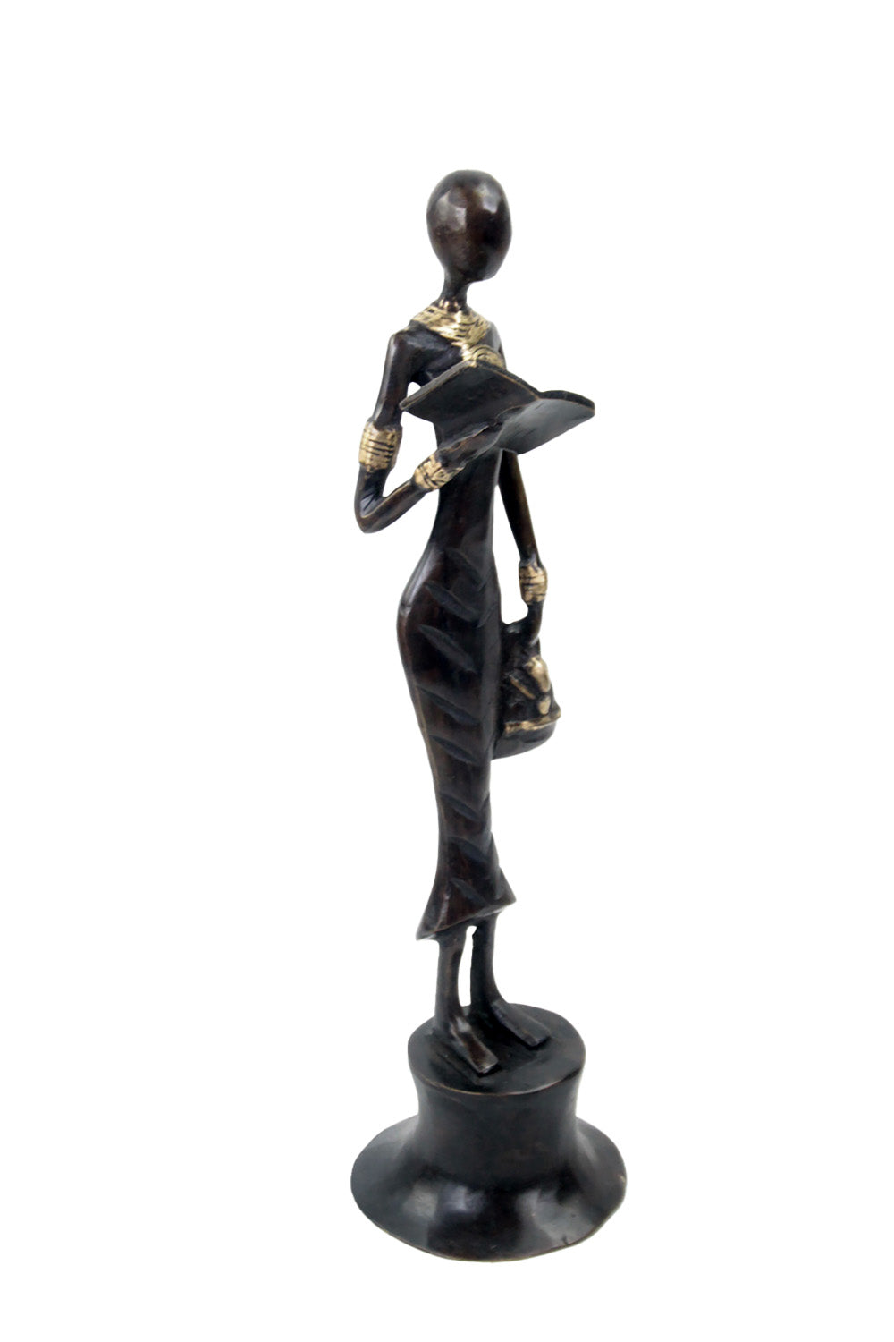 Bronze Moma 30 cm marron n°3 Bronzes d'Afrique