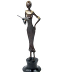 Bronze Moma 30 cm marron n°6 Bronzes d'Afrique