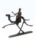 Chamelier 20 cm marron n°1 