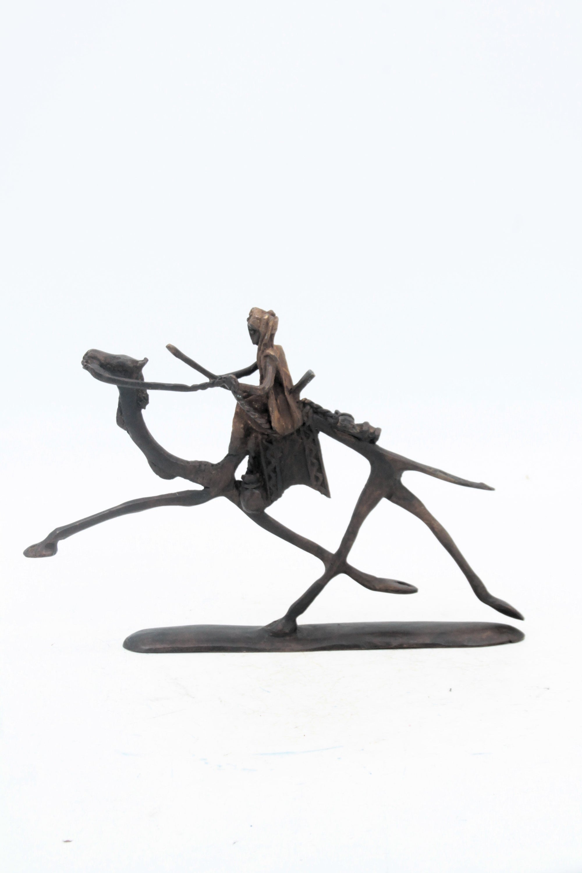 Chamelier 20 cm marron n°2 