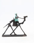 Chamelier 20 cm turquoise n°2 