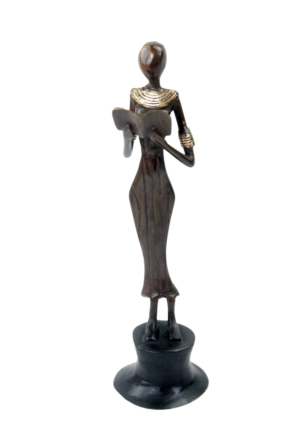 Bronze Moma 30 cm marron n°15 Bronzes d'Afrique