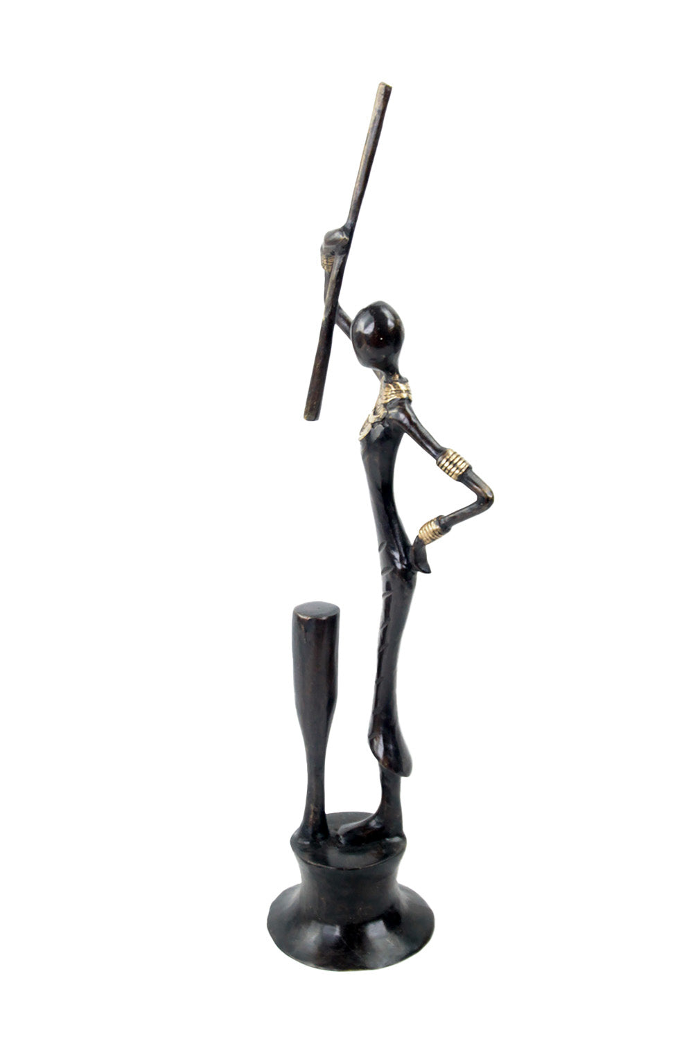 Bronze Moma 30 cm marron n°16 Bronzes d'Afrique