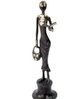 Bronze Moma 30 cm marron n°17 Bronzes d'Afrique