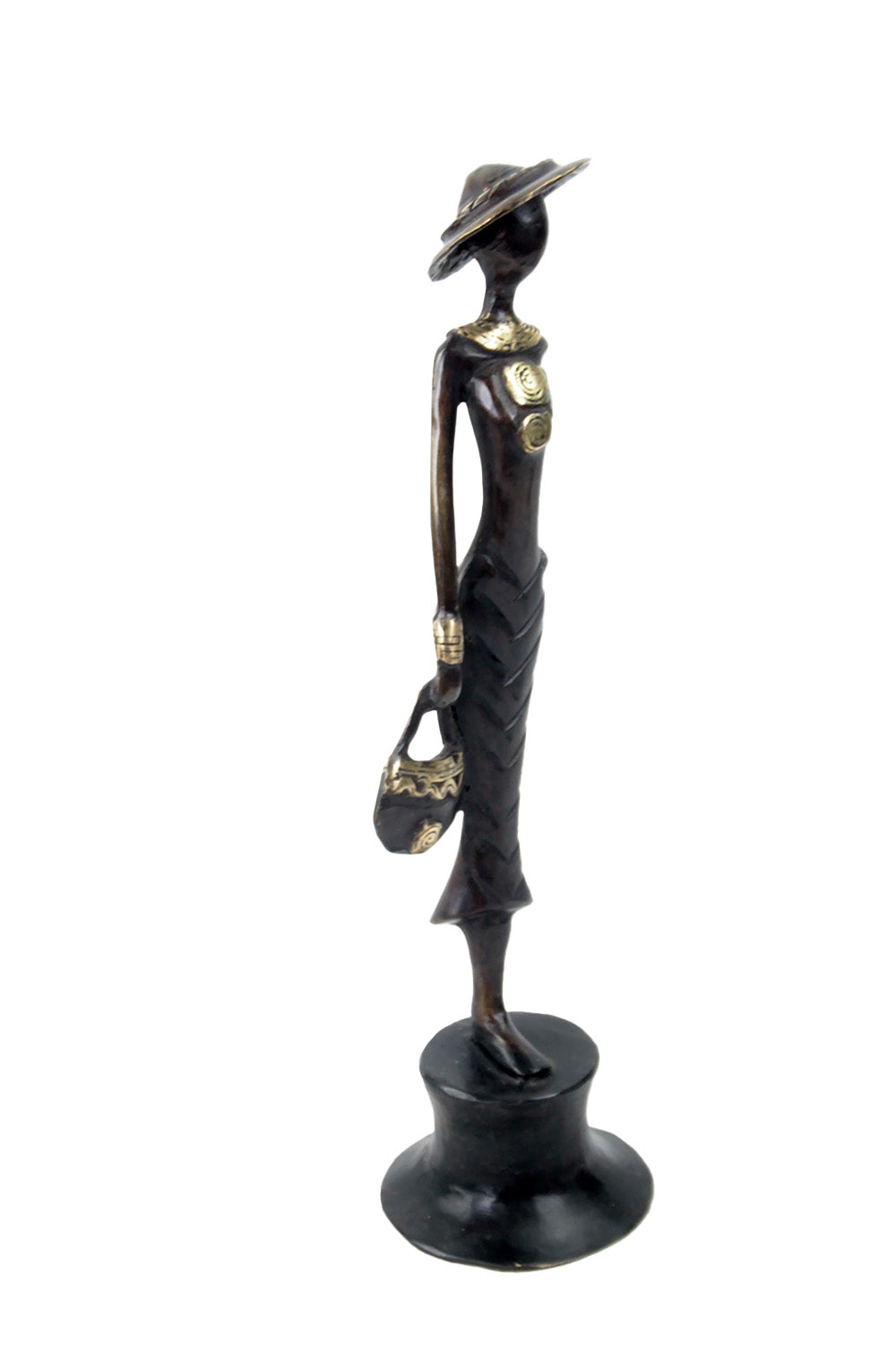 Bronze Moma 30 cm marron n°18 Bronzes d'Afrique
