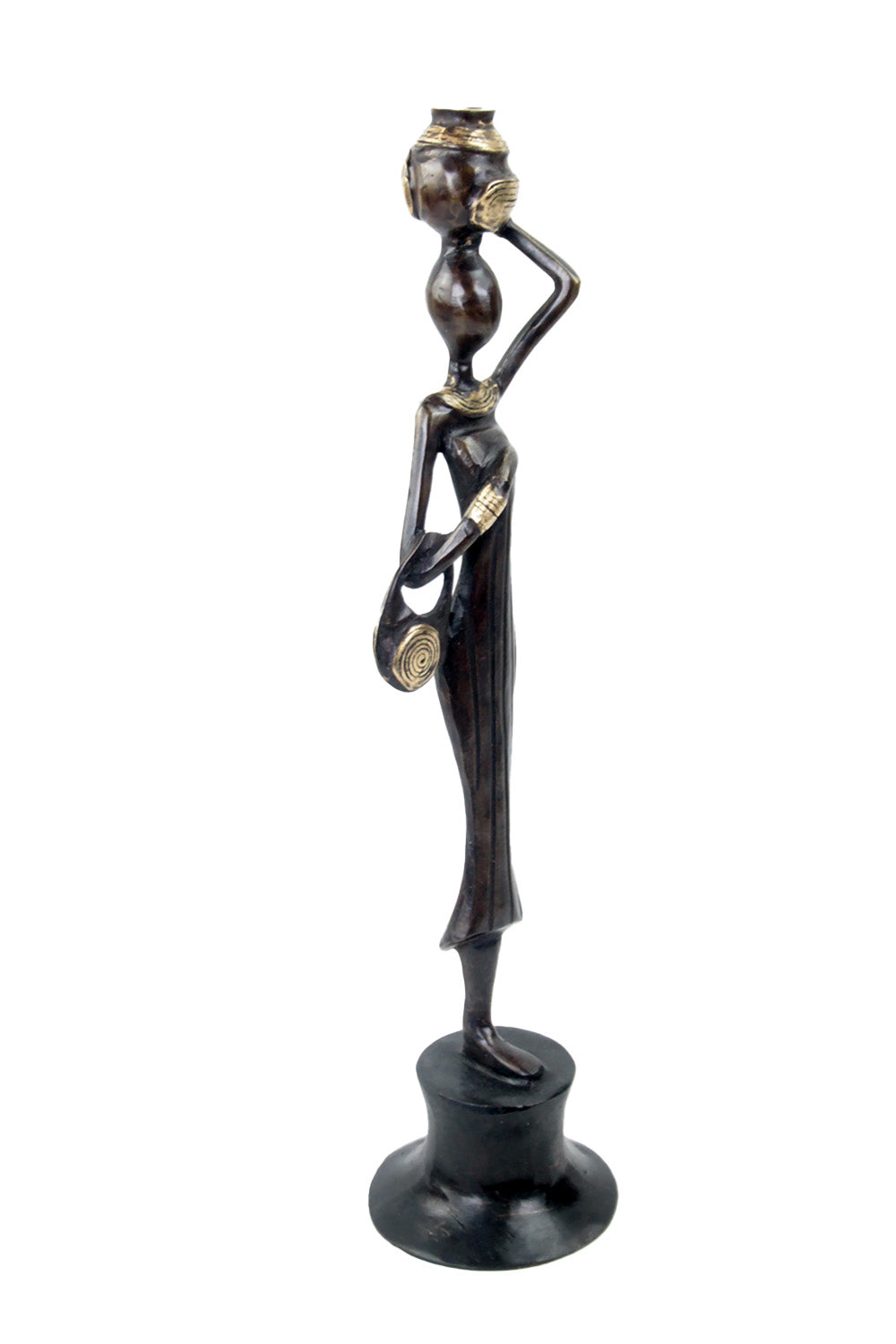 Bronze Moma 30 cm marron n°20 Bronzes d'Afrique