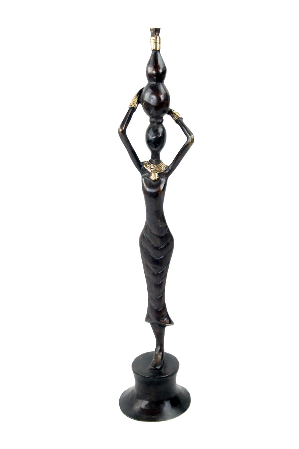 Bronze Moma 30 cm marron n°23 Bronzes d'Afrique