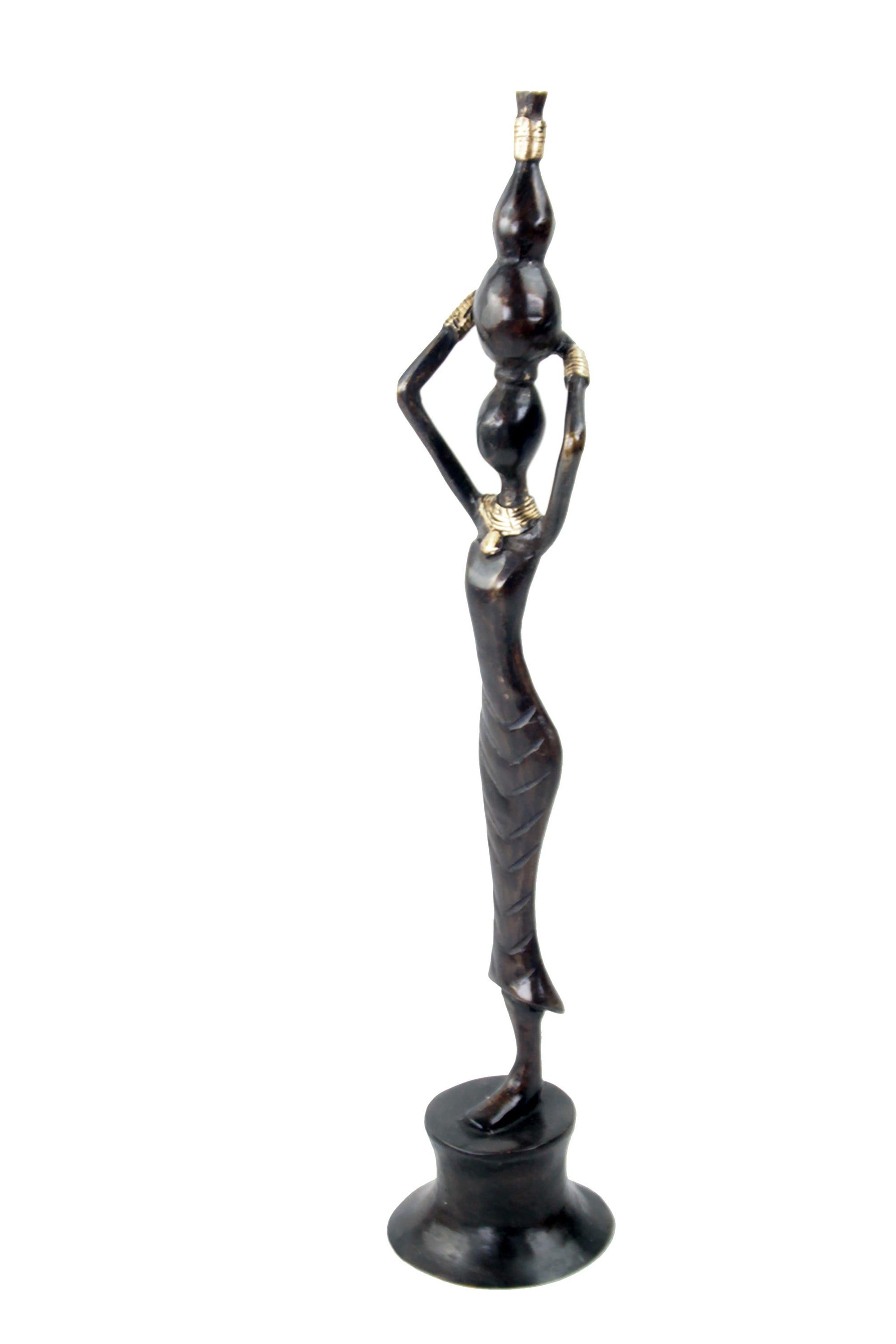 Bronze Moma 30 cm marron n°23 Bronzes d'Afrique
