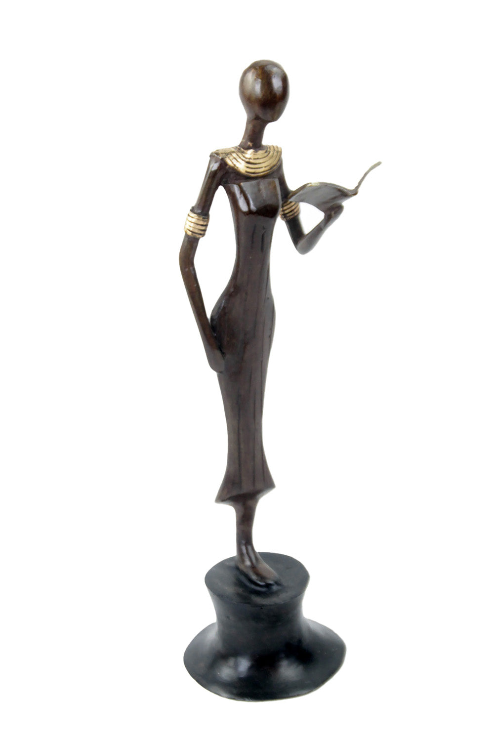 Bronze Moma 30 cm marron n°24 Bronzes d'Afrique