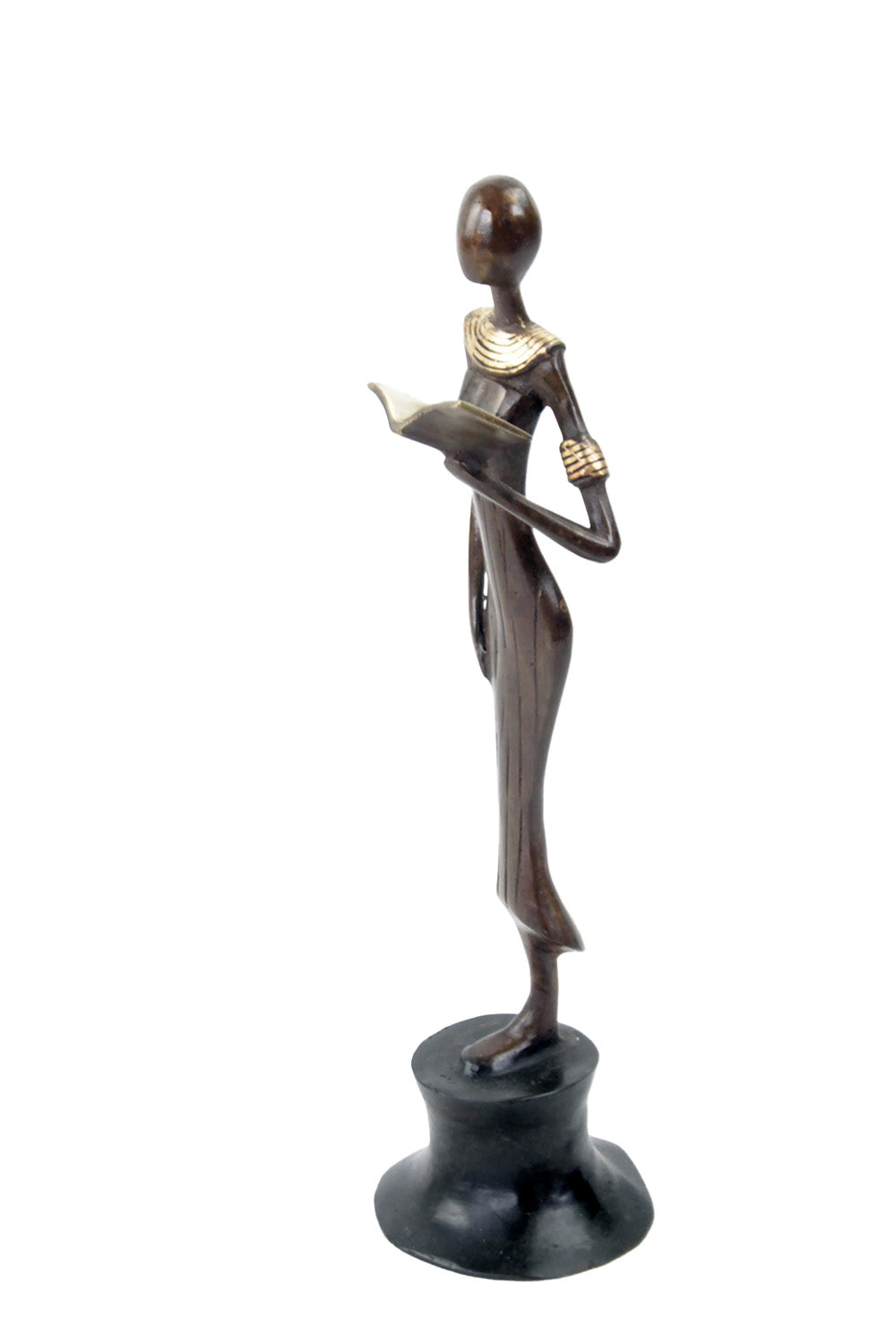Bronze Moma 30 cm marron n°24 Bronzes d'Afrique