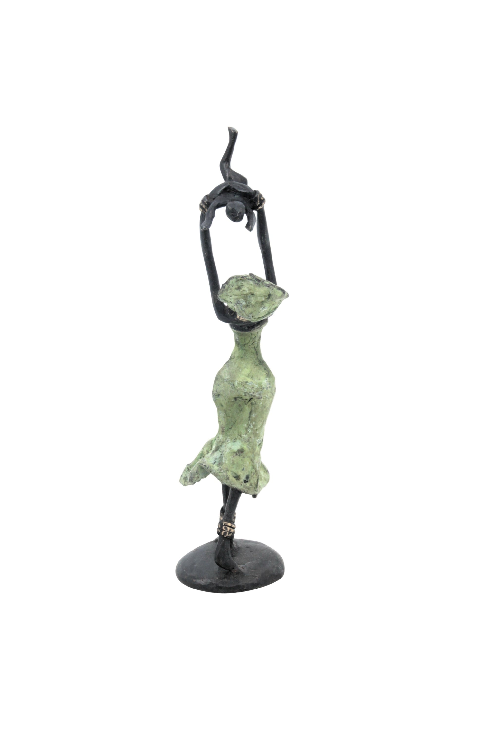 Bronze 15 cm vert n°4 