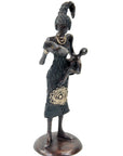 Bronze Ibrahim Dermé 25 cm noir n°1 Bronzes d'Afrique