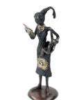 Bronze Ibrahim Dermé 25 cm noir n°1 Bronzes d'Afrique